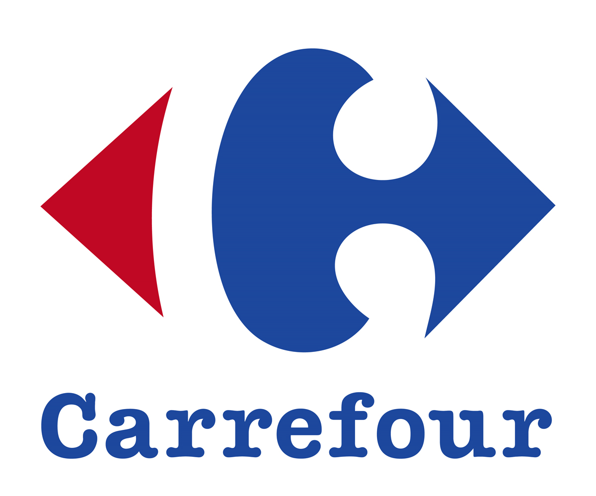 Page d'accueil du logo Carrefou